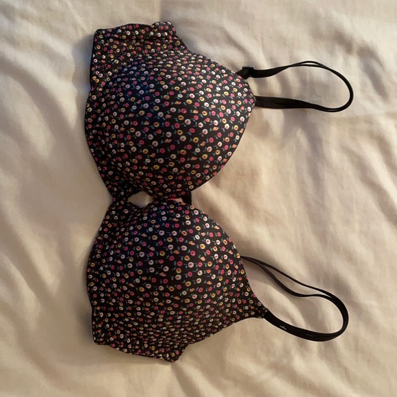 Victoria's Secret Other - Victoria Secret Pink Flower Push Up Bra